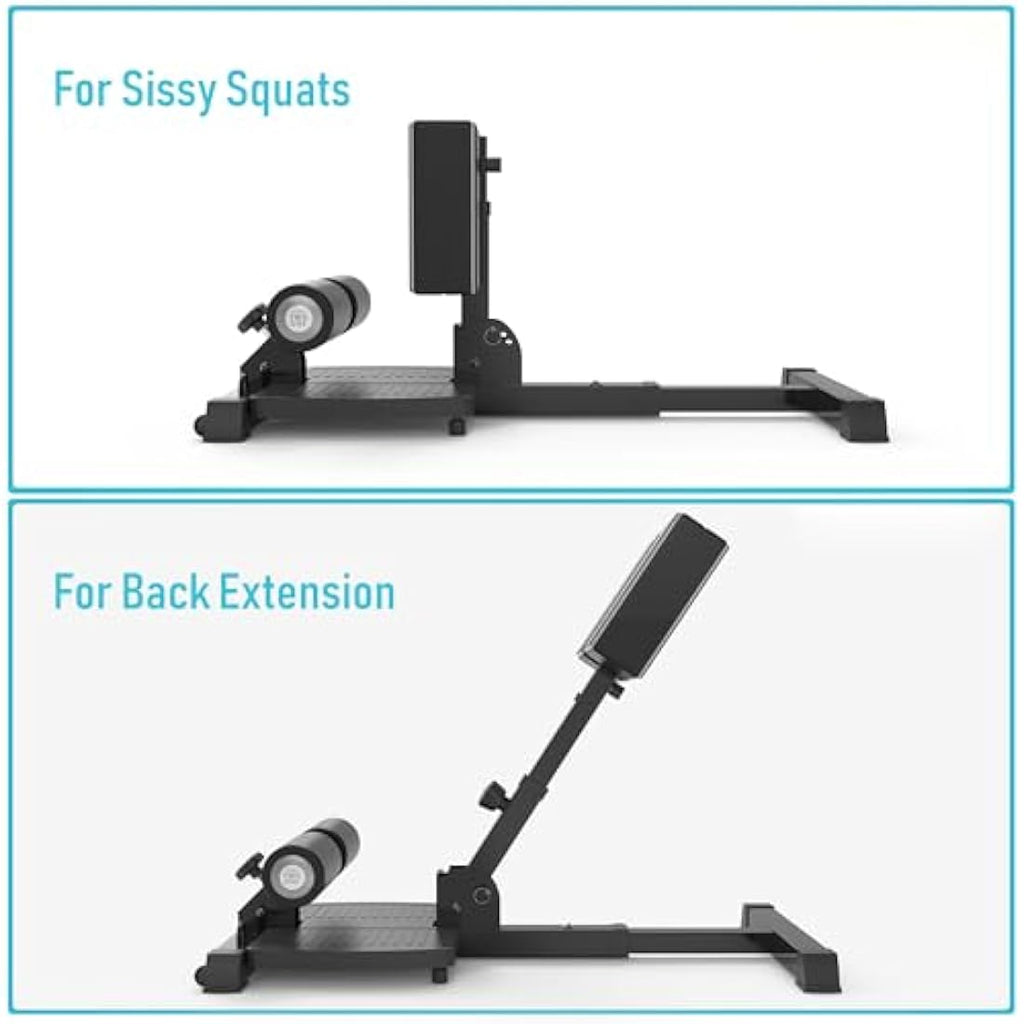 Leikefitness Multi-Function Sissy Squat Bench | Foldable Home Gym Station