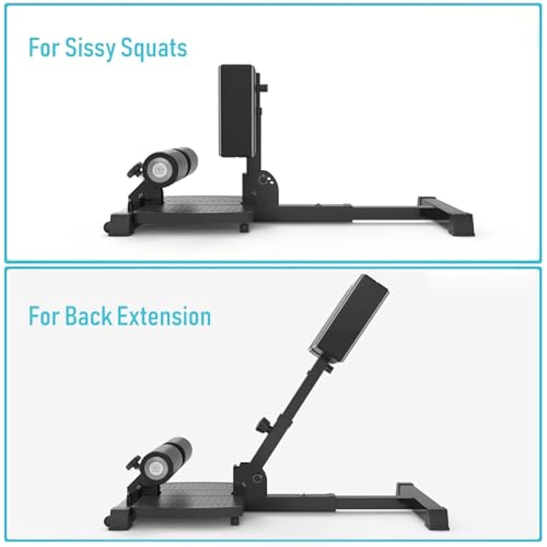 Leikefitness Multi-Function Sissy Squat Bench | Foldable Home Gym Station