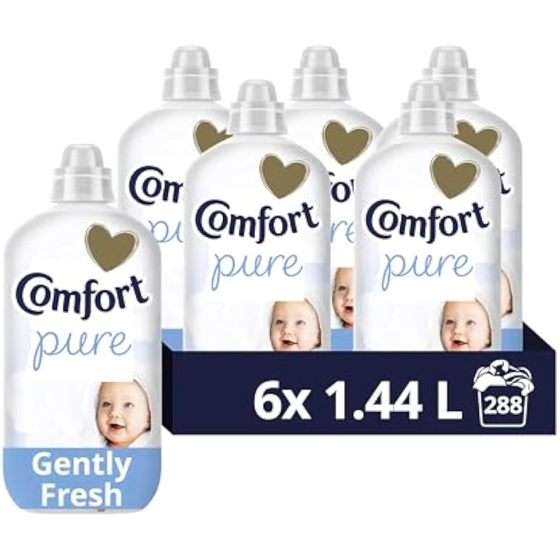 Comfort Pure Fabric Conditioner Hypoallergenic for Sensitive Skin 288 Washes