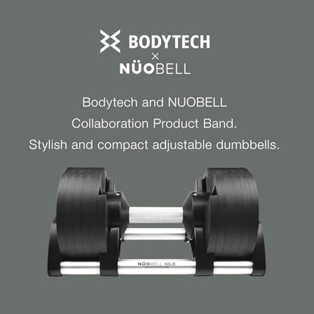 Bodytech Adjustable Dumbbell – One-Hand Weight Change Home Gym Gear