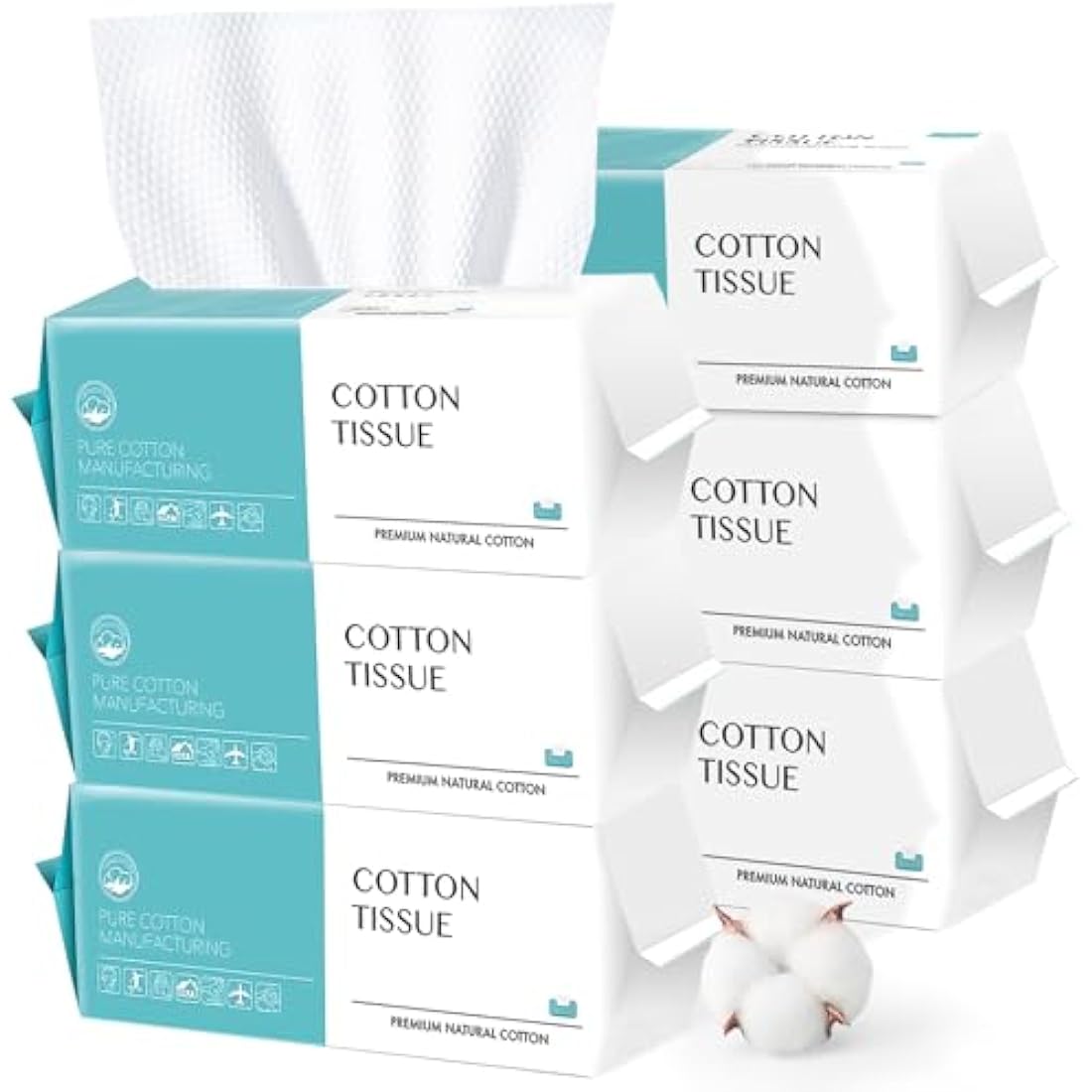 Jolof Store Disposable Face Towel | 600 Count Soft Cotton Facial Wipes