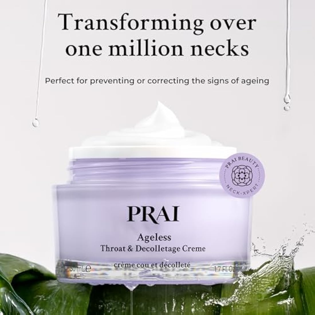 PRAI Ageless Throat & Decolletage Creme – Firming Neck Cream, 50ml