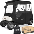 10L0L EZGO TXT RXV Golf Cart Enclosure | 600D Waterproof Heavy Duty Cover