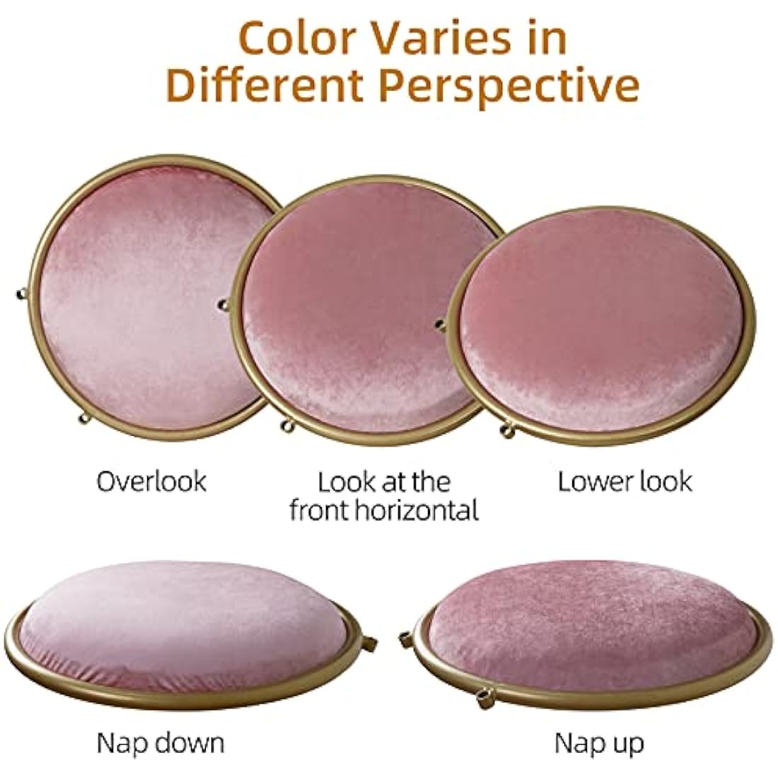 Pink Velvet Butterfly Vanity Chair – Glam Makeup Stool