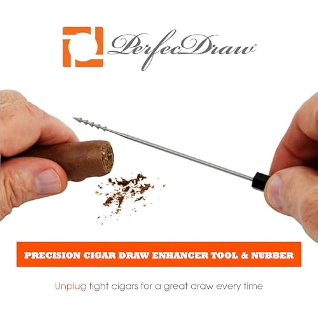 PerfecDraw Precision Cigar Draw Enhancer Tool & Nubber by
