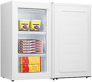 Fridgemaster MUZ4860E Undercounter Freezer, 61L, 48cm Wide – White