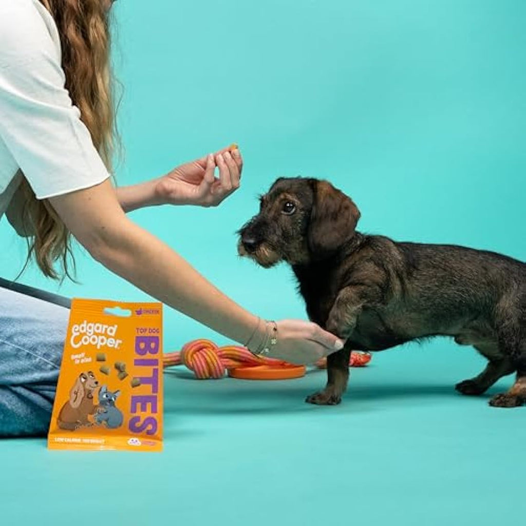 Edgard & Cooper Chicken Dog Bites – Grain Free High Protein Treats (15x50g)