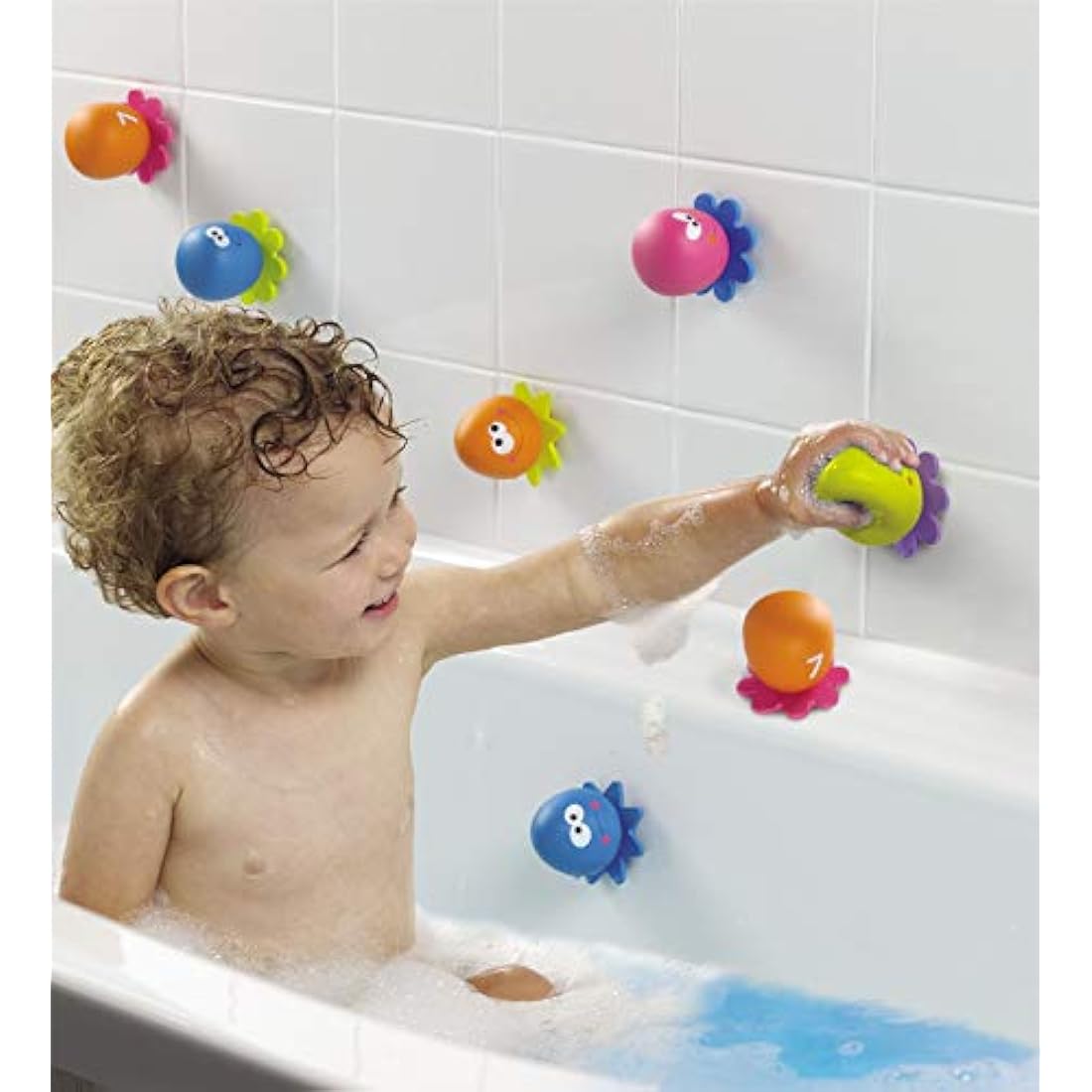 Toomies Octopals Number Sorting Baby Bath Toy | Educational Water Toy