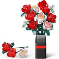 Jolof Store Rose Flower Bouquet Building Set – 841 PCS DIY Botanical Decor