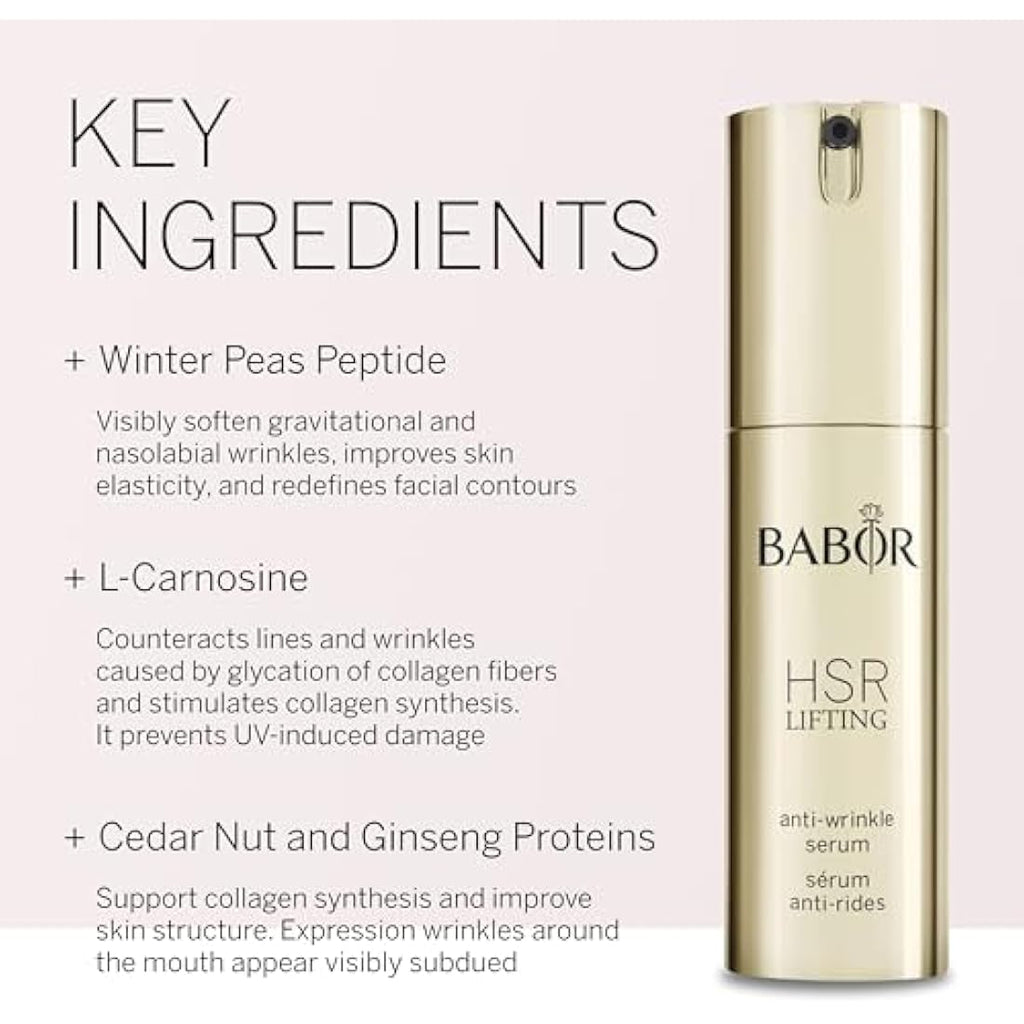 BABOR HSR LIFTING Serum – Anti-Aging & Anti-Wrinkle Serum with Hyaluronic Acid