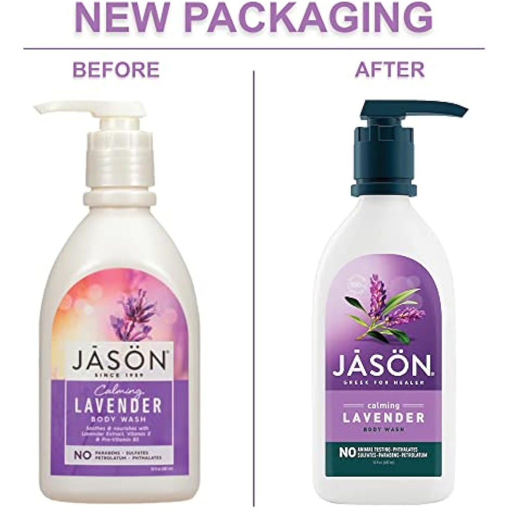 Jason Natural Lavender Body Wash – Soothing Botanical Cleanser 887ML