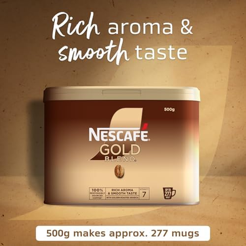 NESCAFÉ Gold Blend Instant Coffee – Premium 500g Tin | Jolof Store