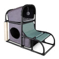 Goetland Modern Cat Tree Condo – Large Pet Tower with Scratching Post