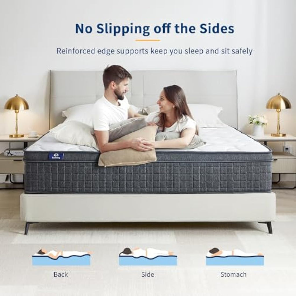 SuiLong 3FT Single Hybrid Mattress – 12 Inch Orthopedic Memory Foam