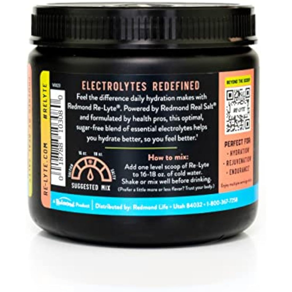 Redmond Re-Lyte Electrolyte Drink Mix – Watermelon Lime Hydration