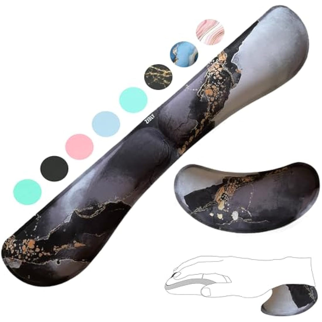 Jolof Store Keyboard and Mouse Wrist Rest Set – Ergonomic Memory Foam