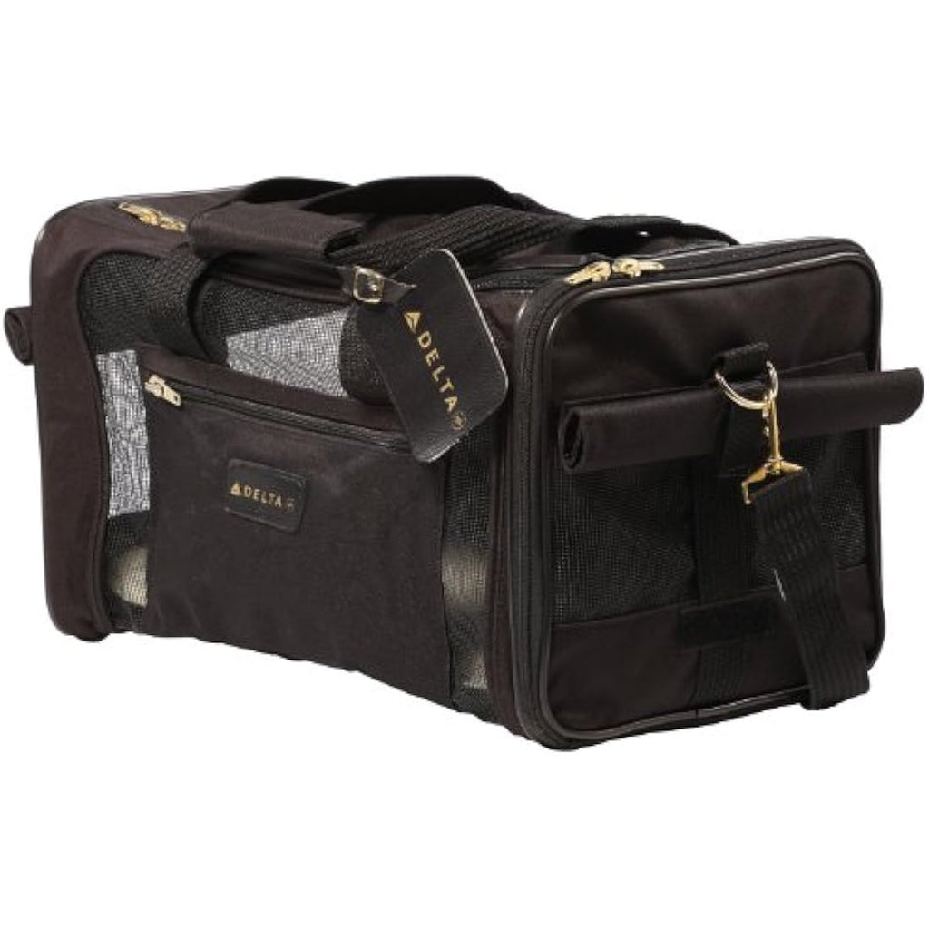 Sherpa Airline Approved Pet Carrier – Black Under-Seat Travel Bag