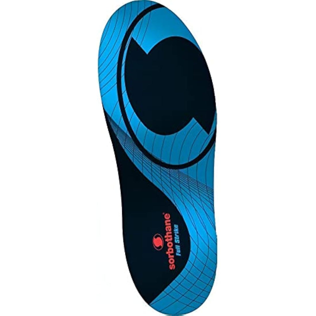Sorbothane Full Strike Insoles – Shock Absorbing Sports Orthotics