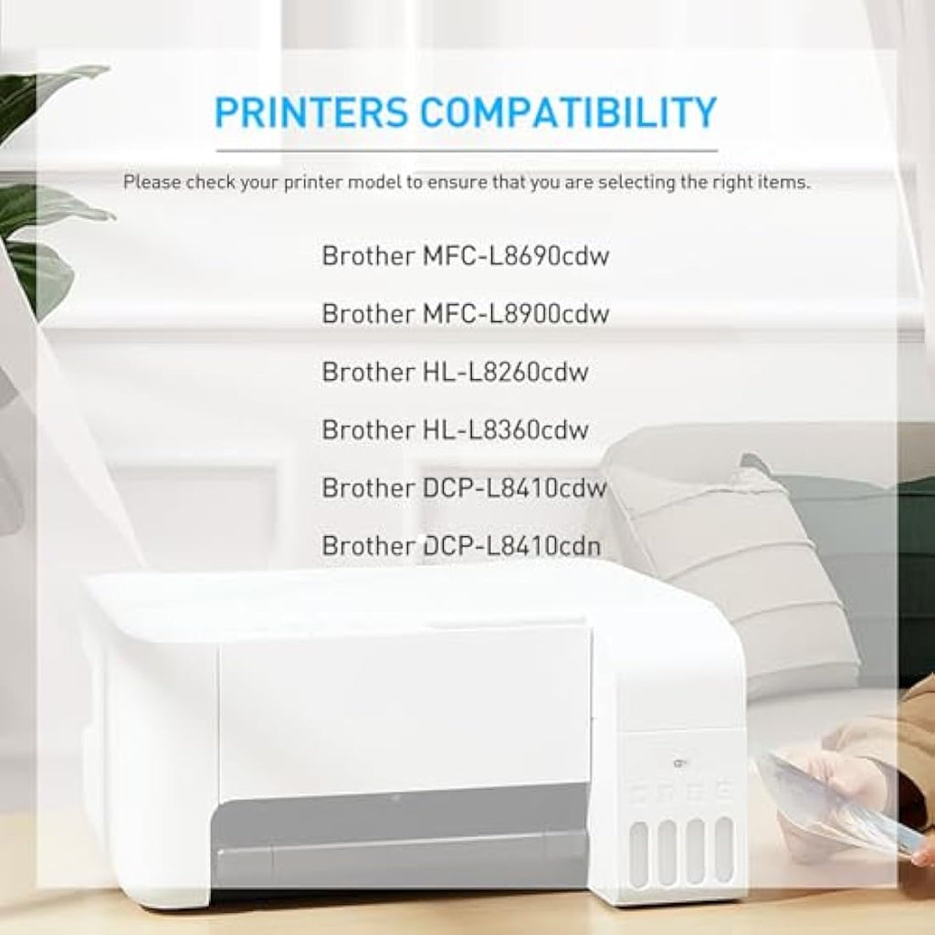 BAISINE TN423 Compatible Toner Cartridge 4-Pack for Brother MFC-L8690cdw