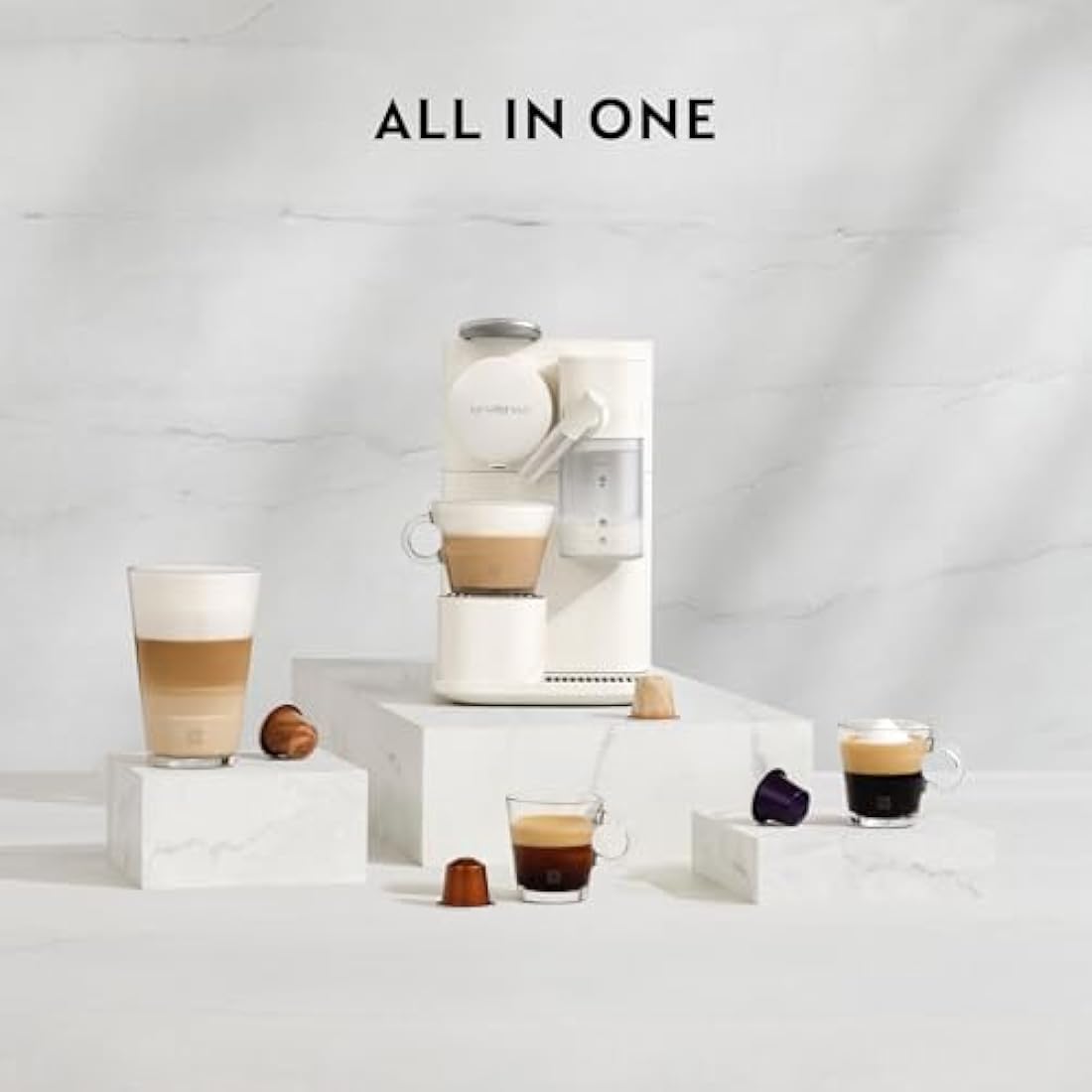 Nespresso Lattissima One Coffee Machine by De'Longhi – Black EN510.B
