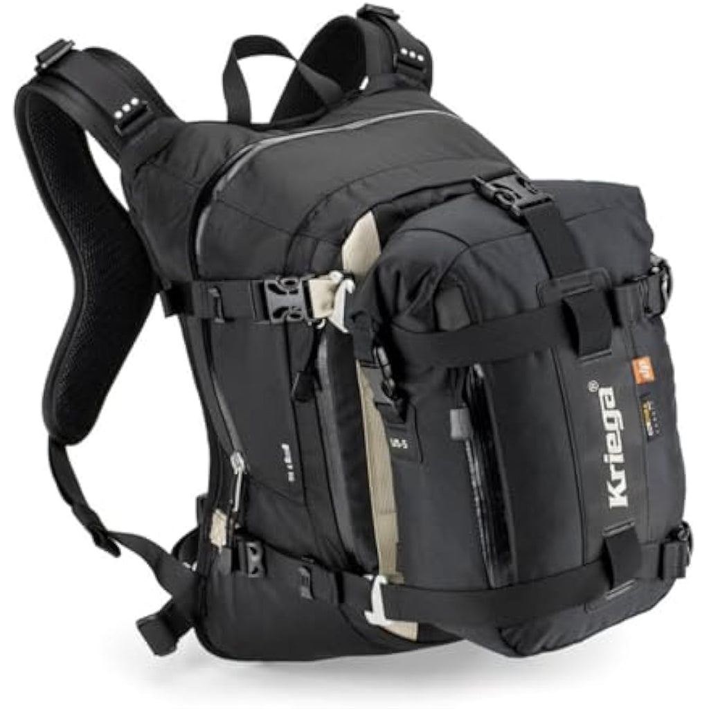 Kriega R15 Motorcycle Backpack – 15L Waterproof Adventure Riding Bag