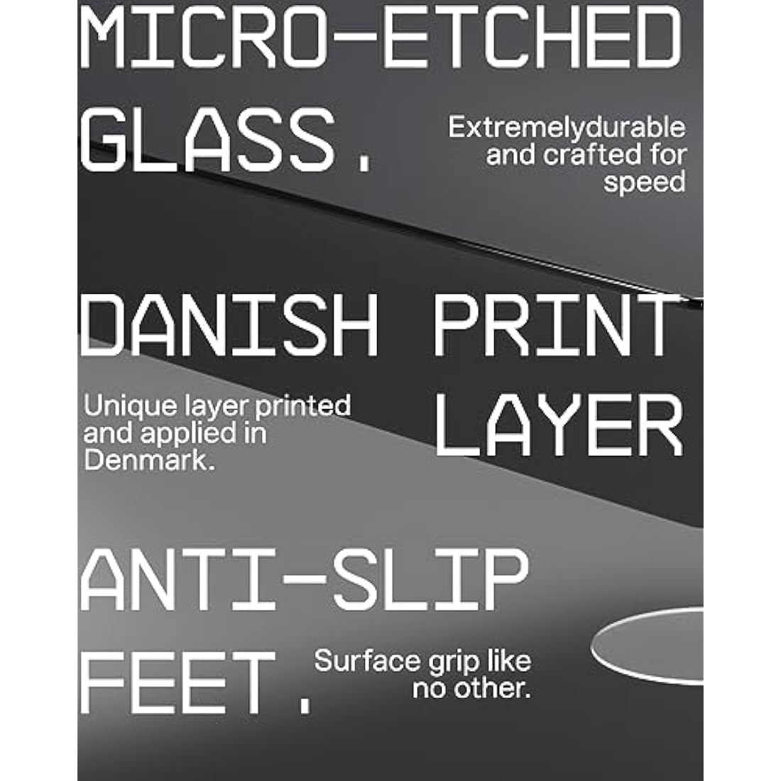SkyPAD 3.0 XL Glass Gaming Mouse Pad – White Large Professional Mat