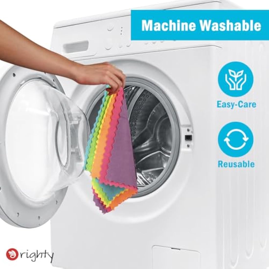 Orighty Microfibre Cleaning Cloths - 150 Pack Lint-Free Rags, 12x12"