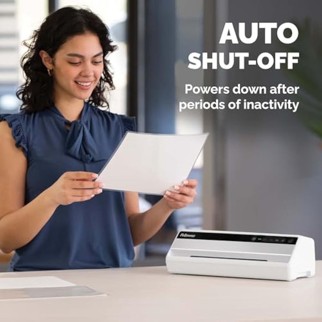 Fellowes Saturn A4 Laminator – InstaHeat 60s Warm-Up for Home & Office