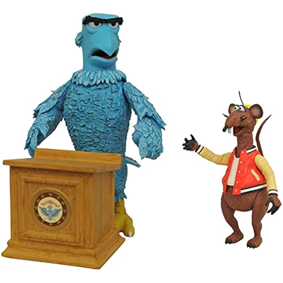 Muppets Sam the Eagle & Rizzo the Rat Deluxe Action Figure Set