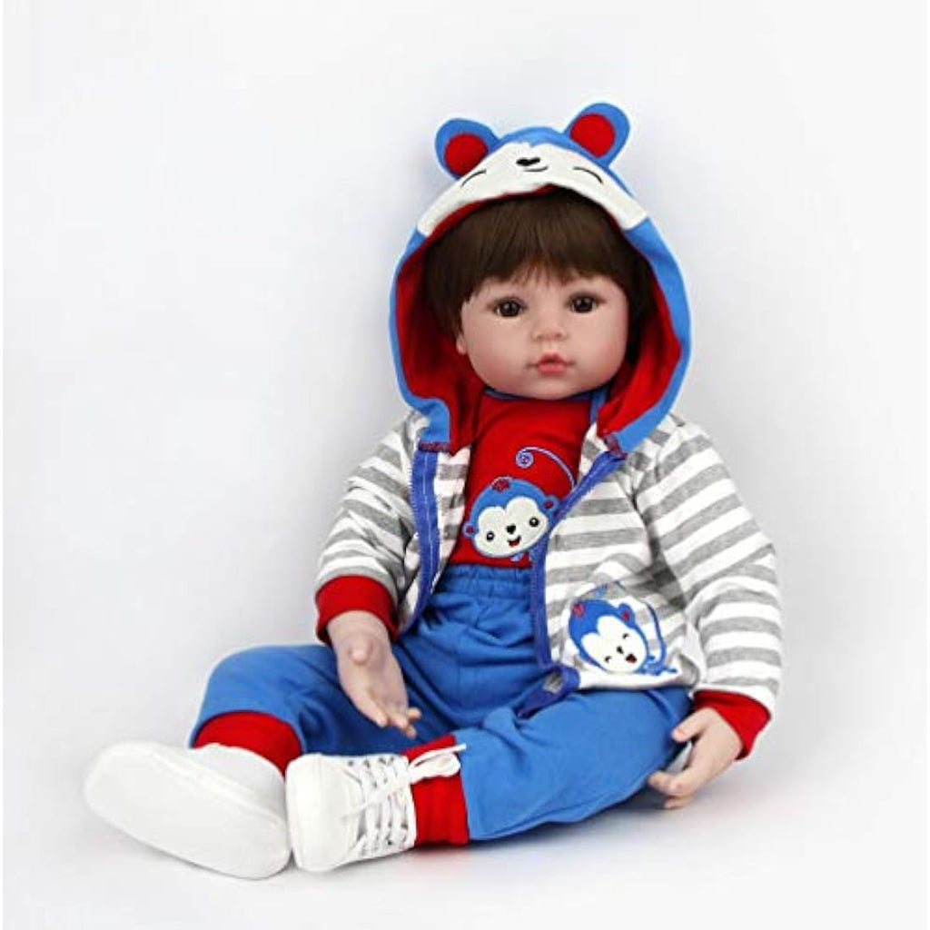 ZIYIUI 20" Reborn Baby Doll Boy | Realistic Soft Silicone Vinyl Toy