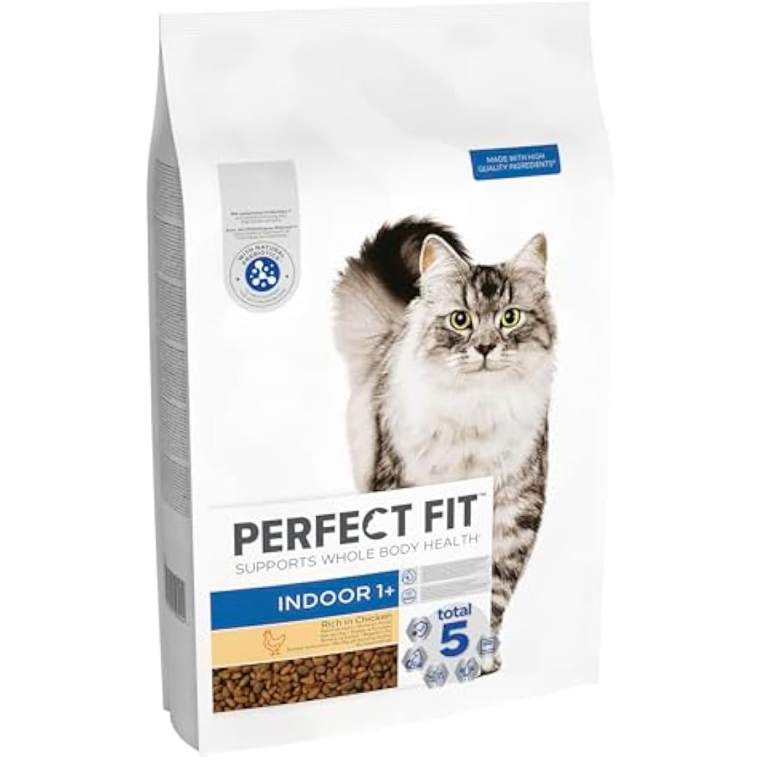Perfect Fit Indoor Adult 1+ Dry Cat Food | Rich in Chicken - 7kg Bag