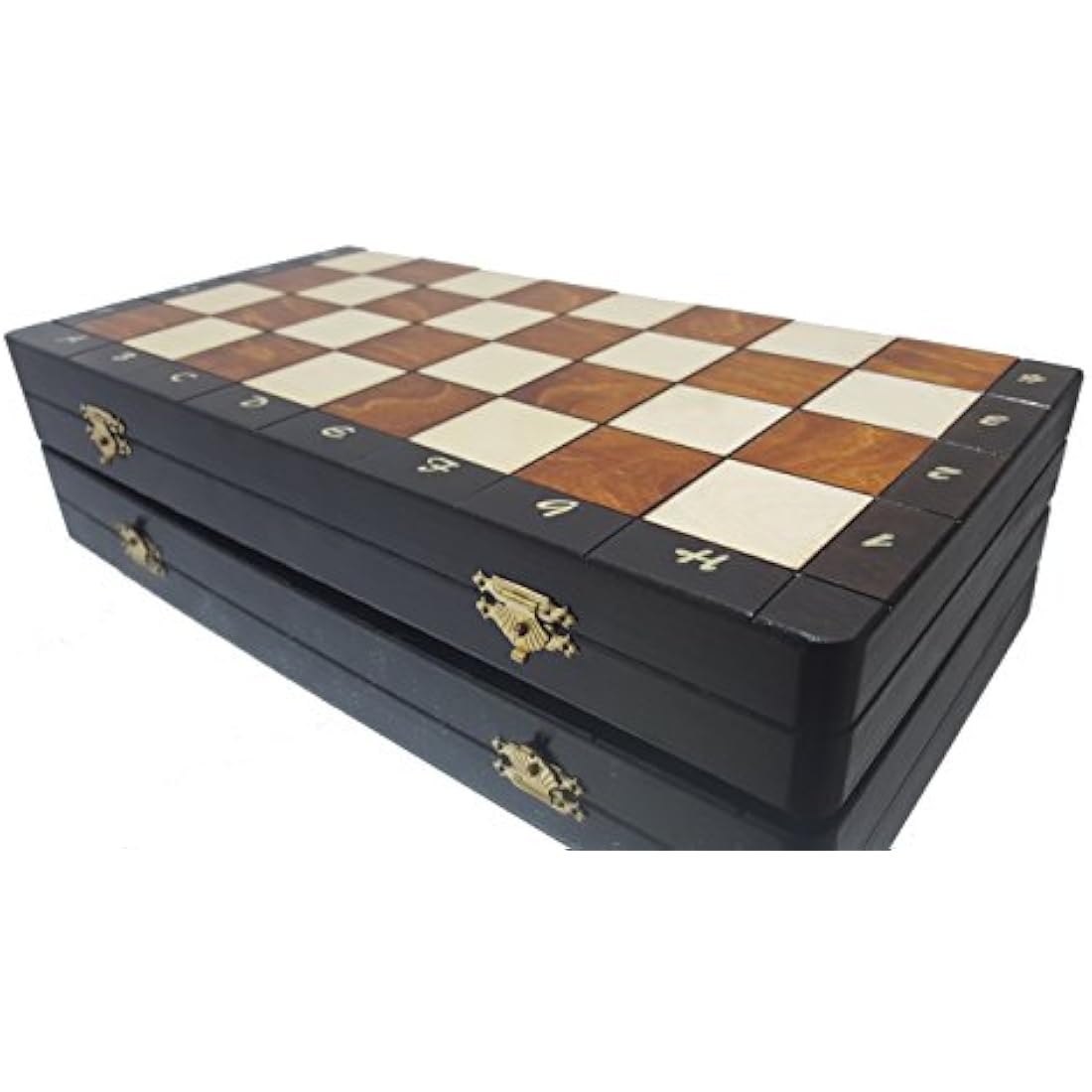 Magnetic Wooden Chess Set – 14 Inch Handcrafted Travel Board