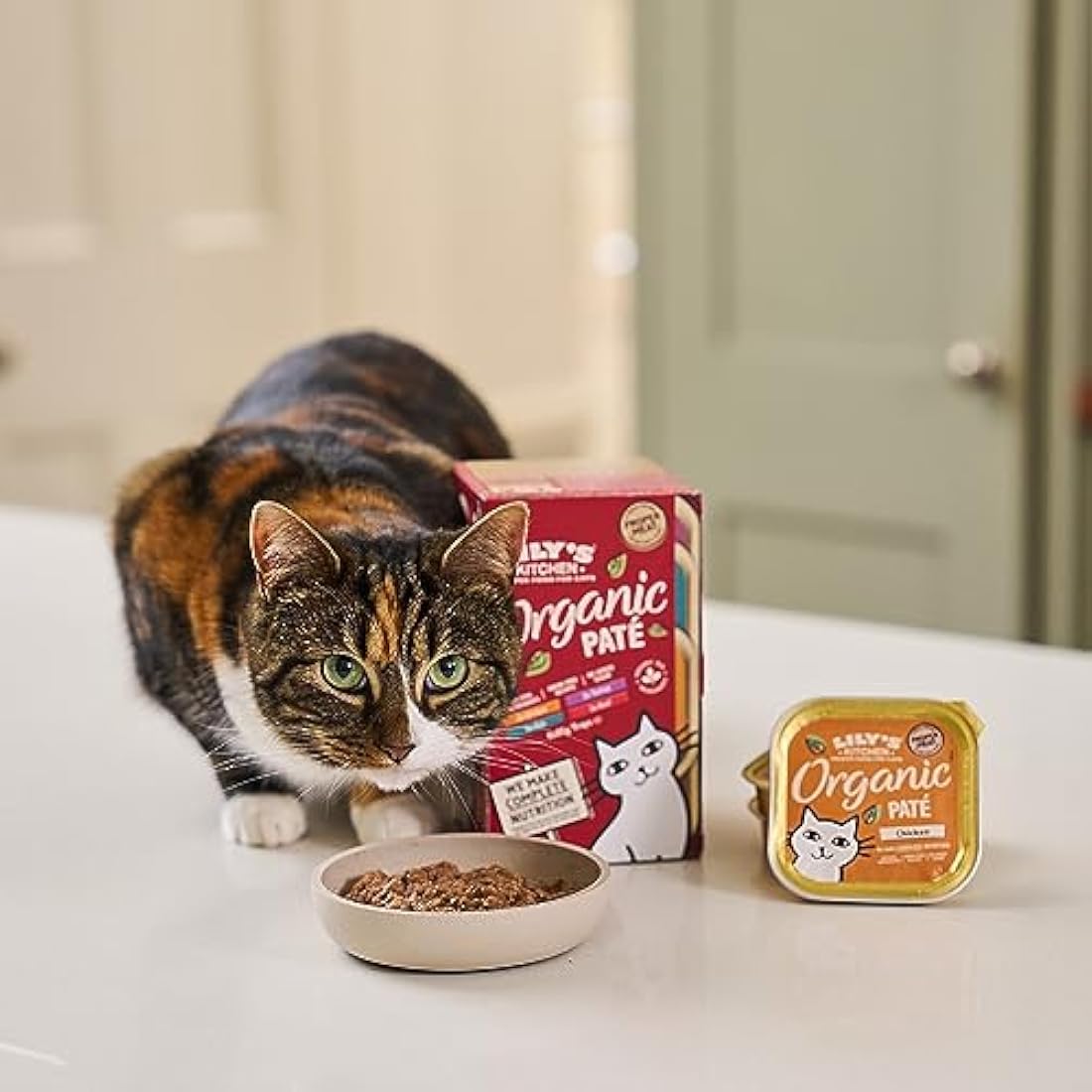 Lily’s Kitchen Organic Wet Cat Food Paté Multipack - 32 x 85g Trays