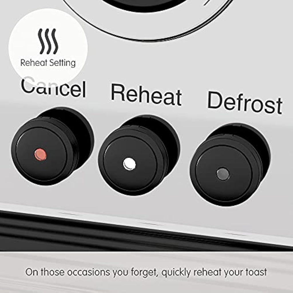 Morphy Richards Venture 4 Slice Toaster – Cream with Defrost & High Lift