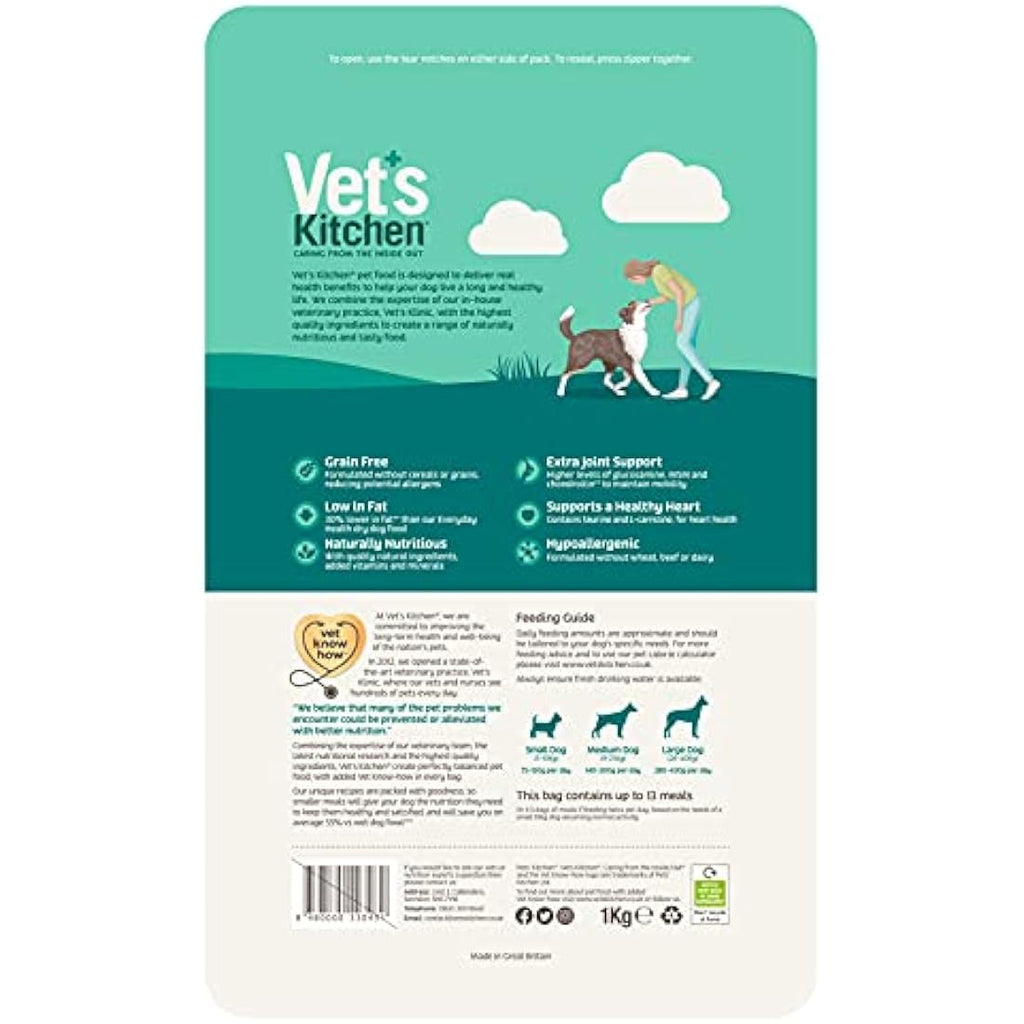Vet's Kitchen Senior Grain Free Dog Food – Turkey & Sweet Potato 2.2kg