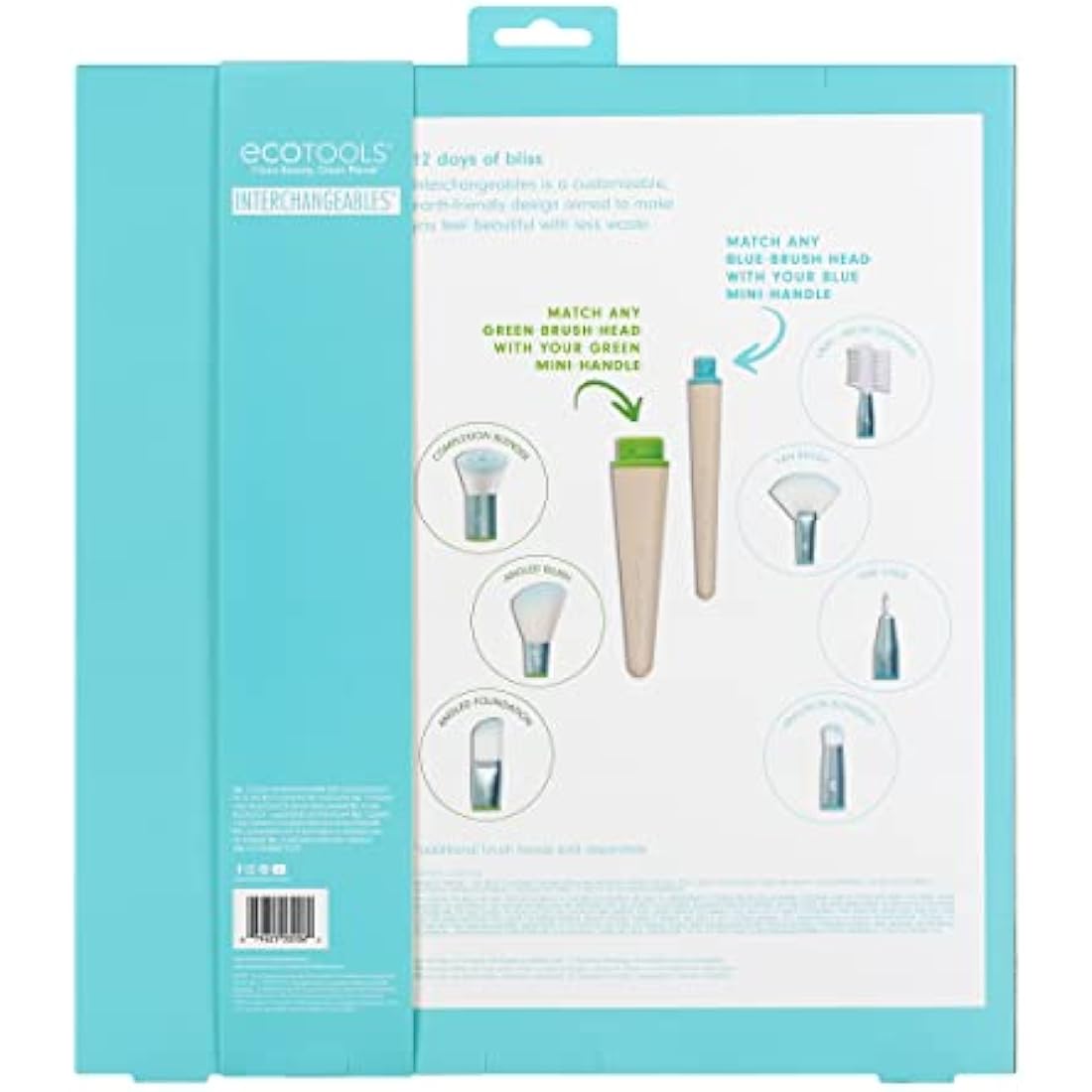 EcoTools 12 Days of Bliss Makeup Brush and Beauty Sponge Gift Set