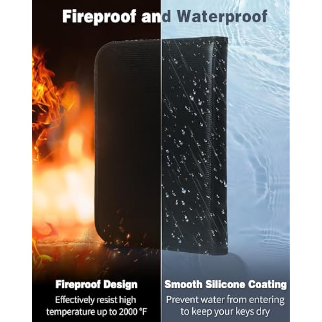 Fireproof & Waterproof Key Case - 54 Hook Key Organizer