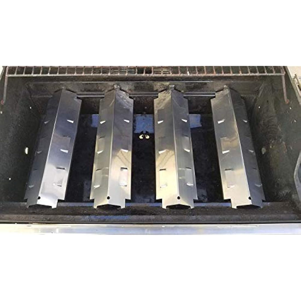 Stainless Steel Grill Heat Shield & Burner Cover (4-Pack)