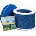 Bivvy Loo Portable Camping Toilet – Foldable Steel Frame, 150kg (Blue)