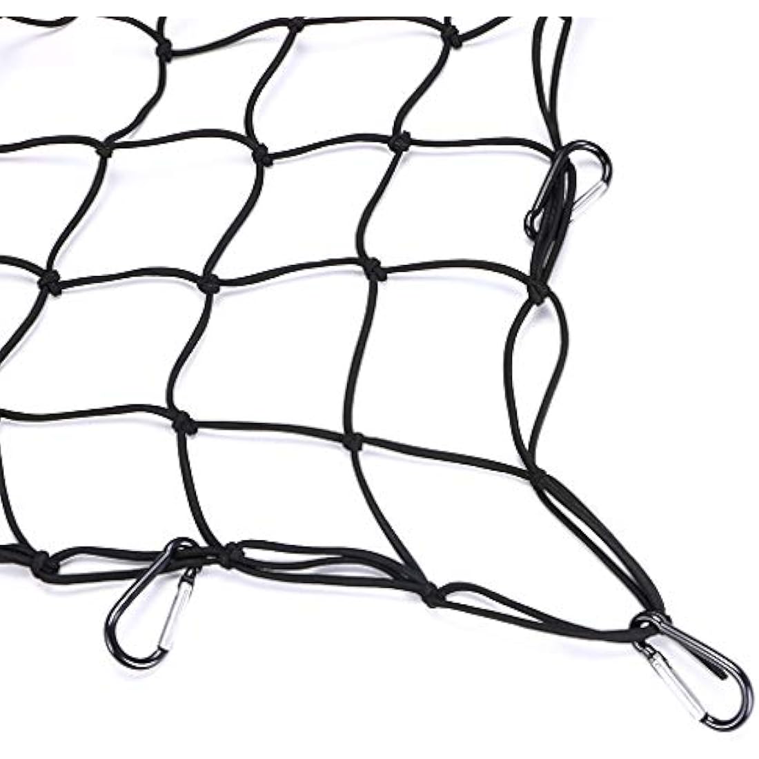 Jolof Store Heavy Duty Bungee Cargo Net with 16 Metal Carabiners