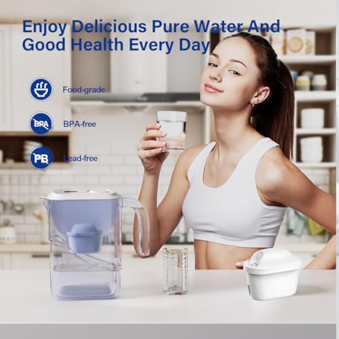 WaterJingYi Water Filter Cartridges for Brita Maxtra Pro & Plus | 12 Pack