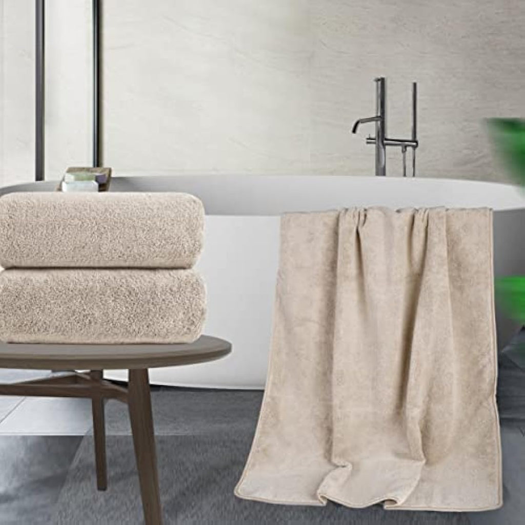 Polyte Microfibre Bath Sheet – Quick Dry Lint Free Towel, 2 Pack