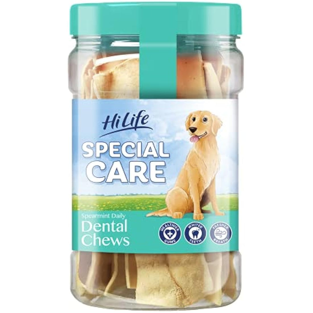 Jolof Store Spearmint Dog Dental Chews – Rawhide Tartar Control (36 Pack)