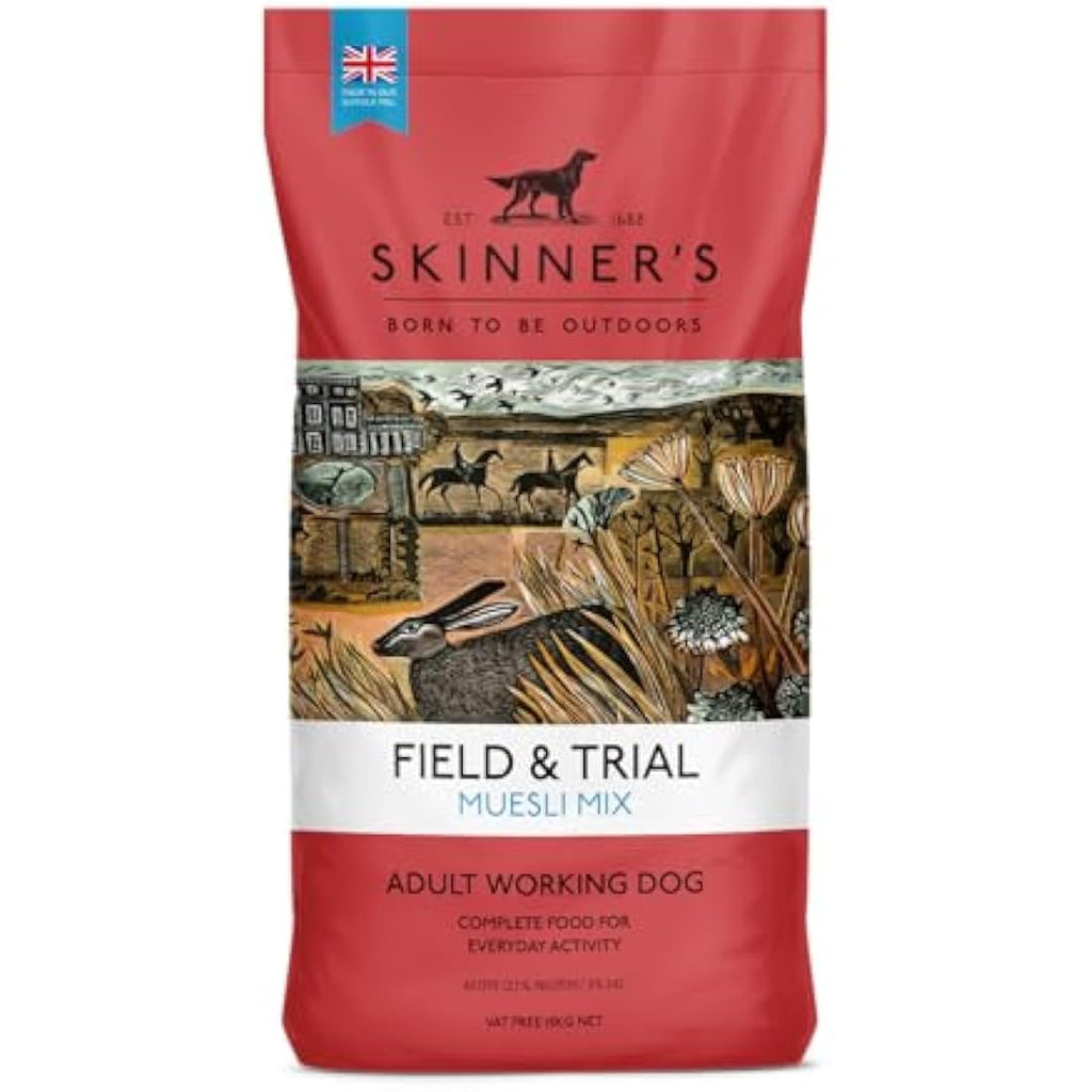 Skinner’s Field & Trial Muesli Mix – Complete Dry Dog Food, 15kg
