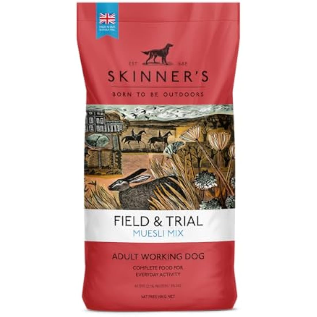 Skinner’s Field & Trial Muesli Mix – Complete Dry Dog Food, 15kg
