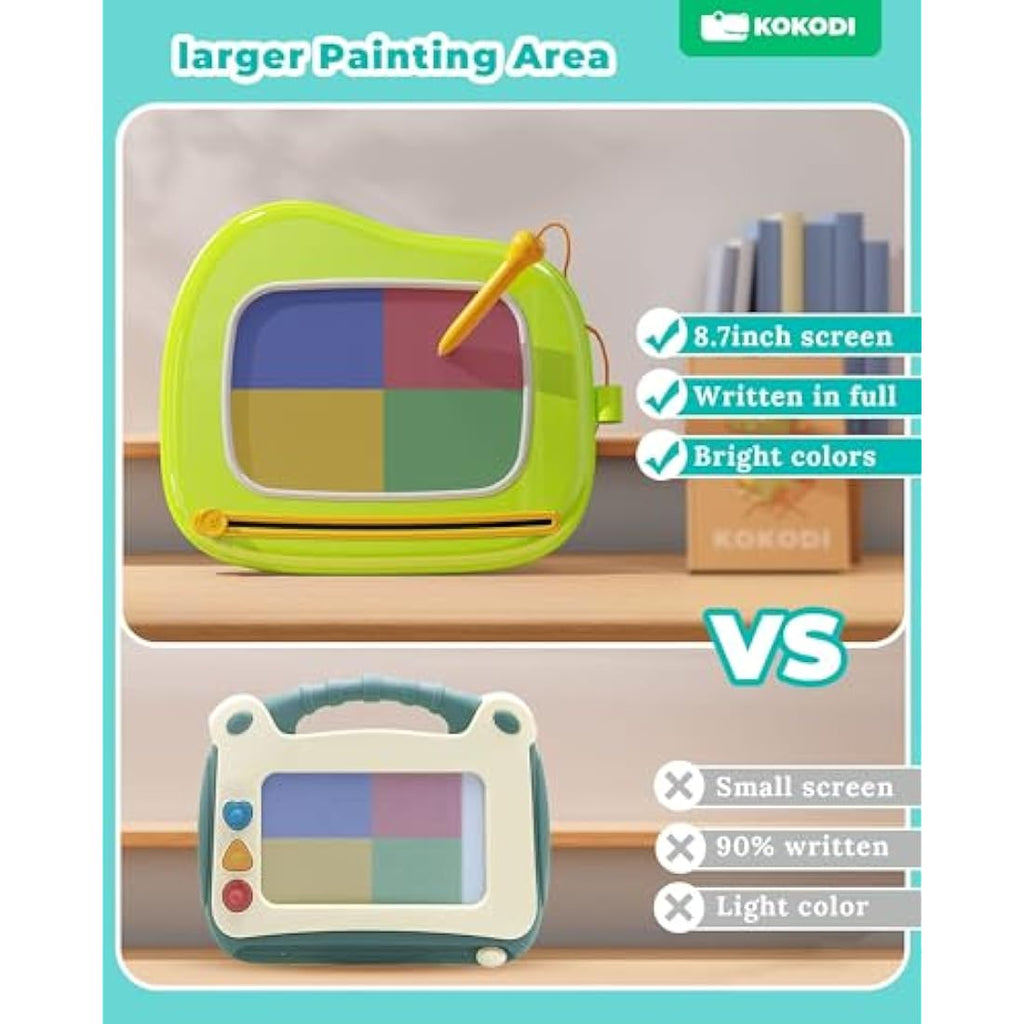 Kokodi Magnetic Drawing Board - Educational Writing Tablet for Toddlers