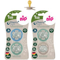 Nip Cherry Night Pacifier 0-6m – Glow in The Dark Soothers, 4 Pack