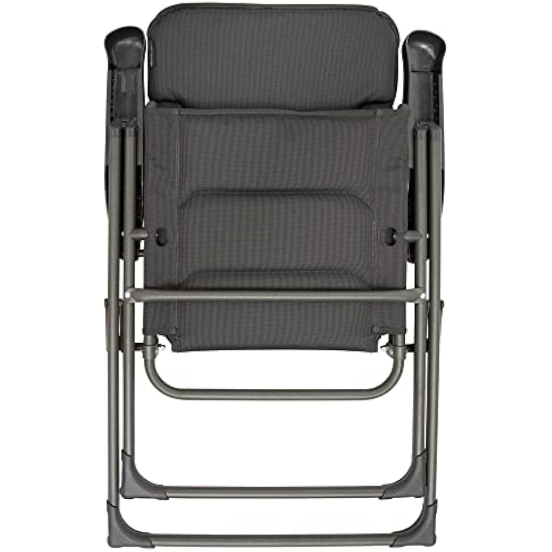 Vango Hampton Tall Folding Camping Chair - Excalibur Grey Outdoor Seat
