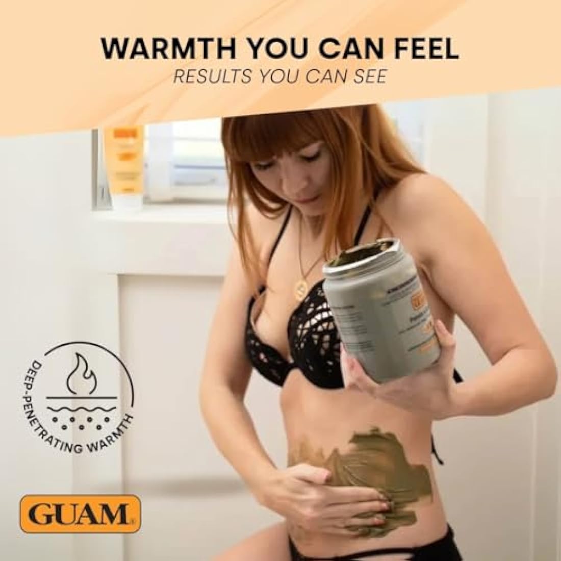 GUAM FIR Seaweed Mud – Anti Cellulite Hot Body Wrap for Tummy & Waist 1kg