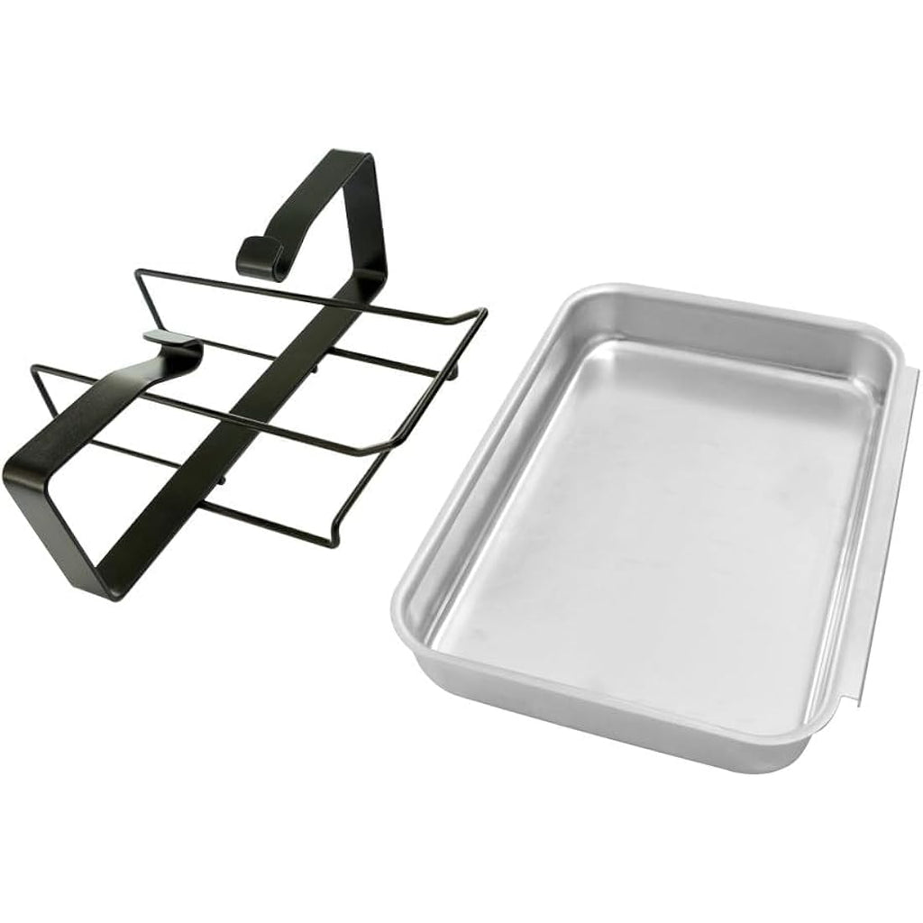 Aluminum Grease Catch Pan and Drip Holder for Weber Gas Grills